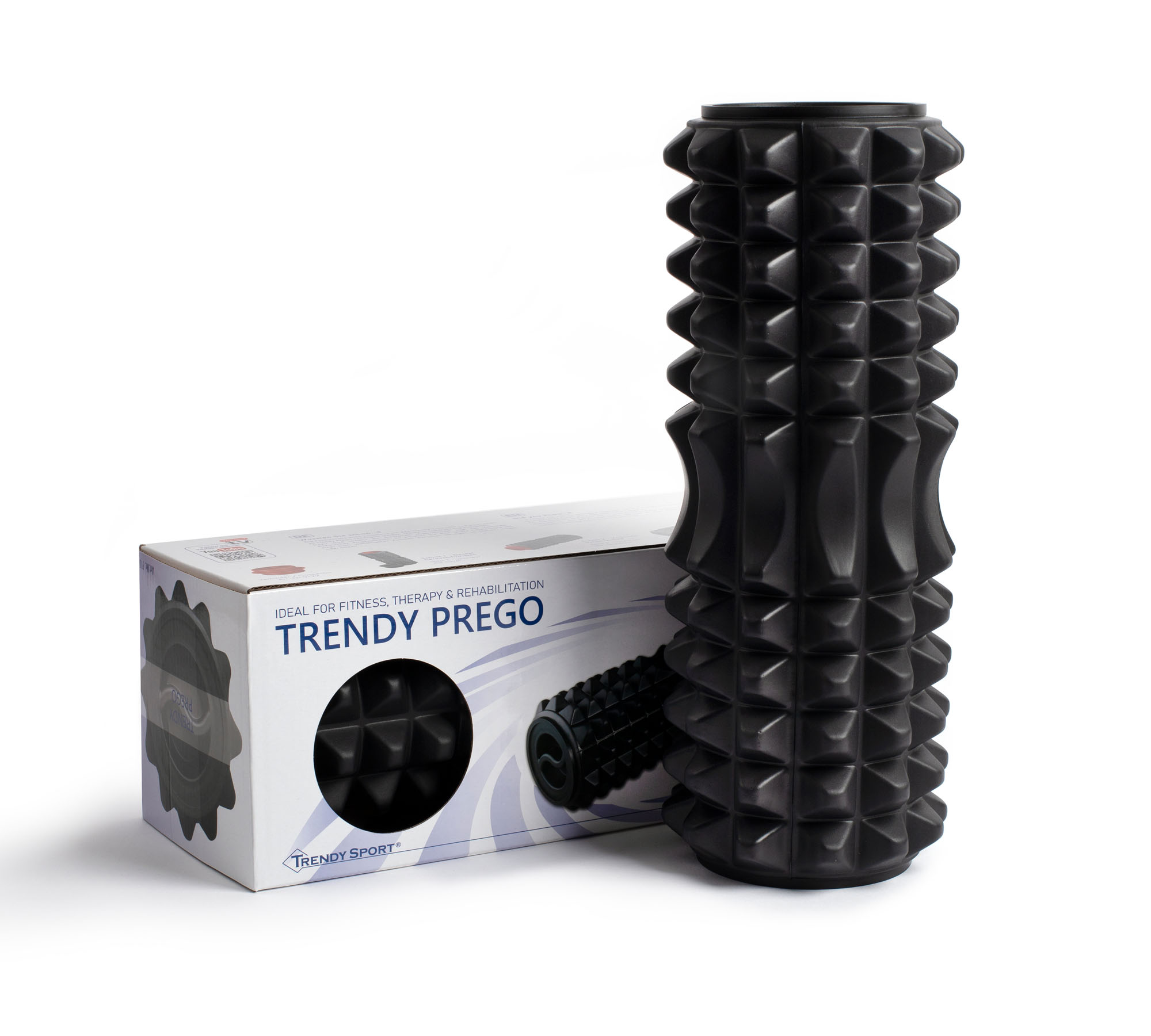 Trendy Sport Massagerolle Prego 30cm mit Verkaufsverpackung