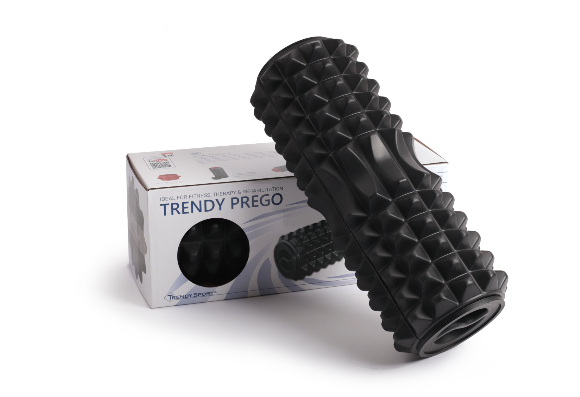 Trendy Sport Massagerolle Prego 30cm mit Verkaufsverpackung