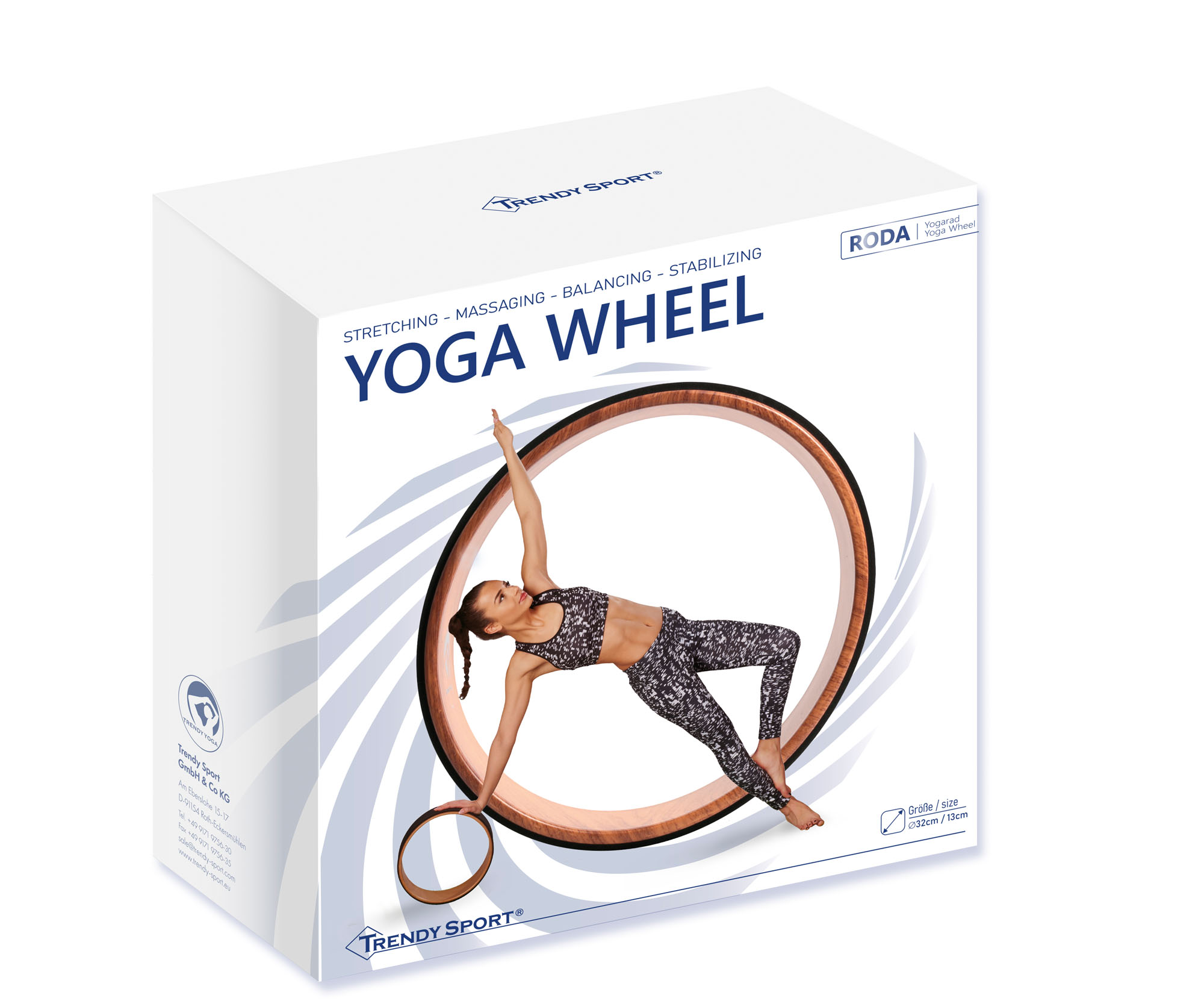 Trendy Sport Yoga Rad Natur Verkaufsverpackung